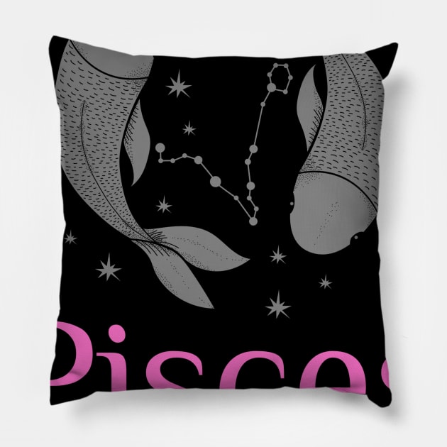 Pisces Pillow by Conundrum Cracker