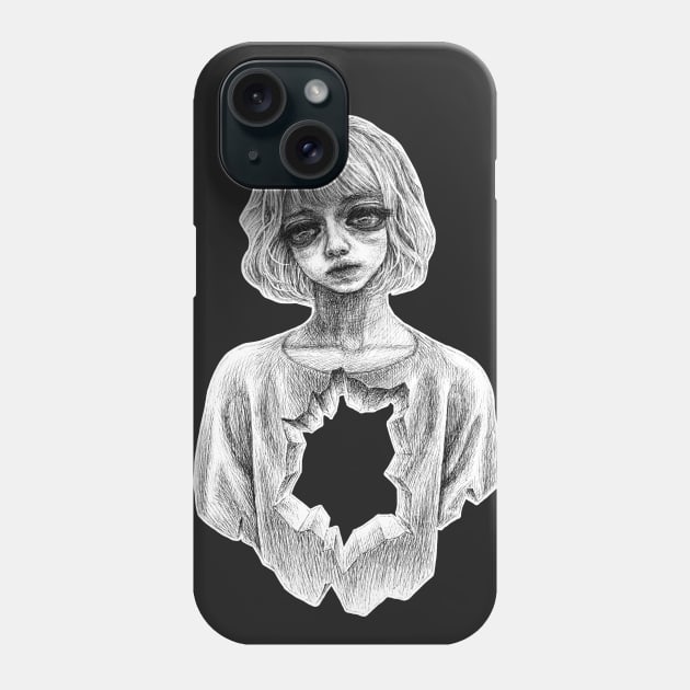 Emptiness Phone Case by Faded Iris
