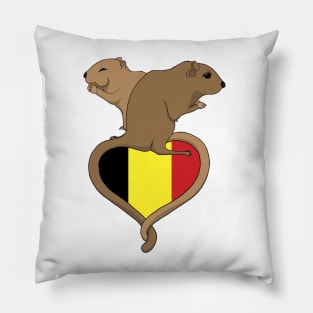 Gerbil Belgium (light) Pillow