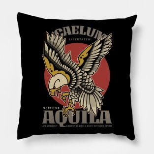 Vintage Eagle Tattoo Pillow