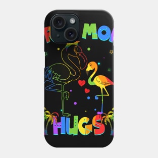 Free Mom Hugs Flamingo LGBT Pride Phone Case