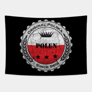 Polen Polska Flagge Bierdeckel Tapestry