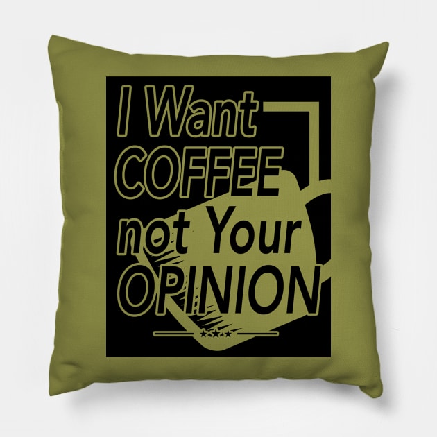 Motivation Coffee Pillow by Saldi