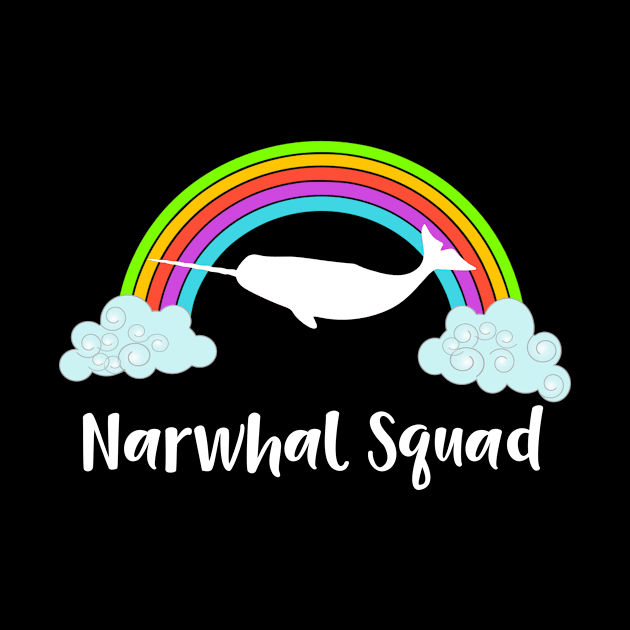 Narwhal Squad by LucyMacDesigns