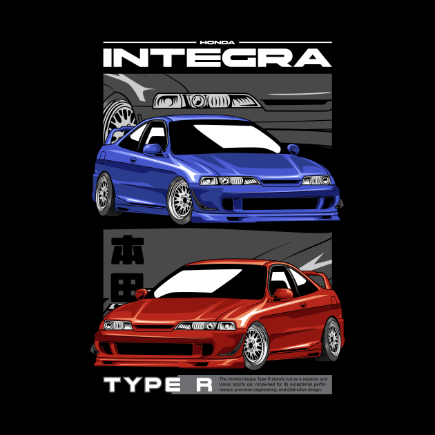 Integra Type R DC2 Car by milatees