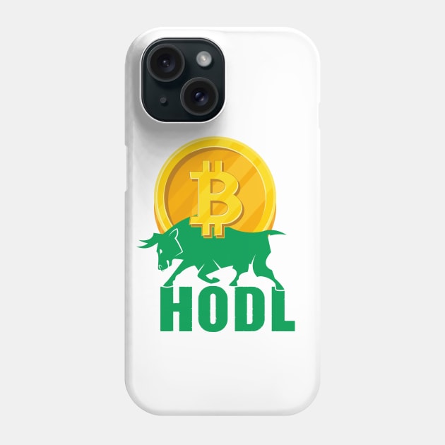 Bitcoin HODL Phone Case by FunawayHit