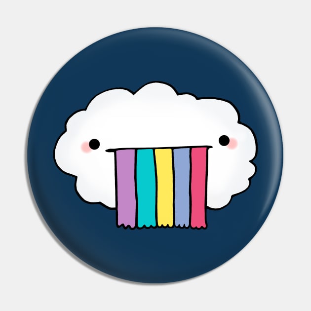 Be a Cloud in my Rainbow Pin by staceyromanart