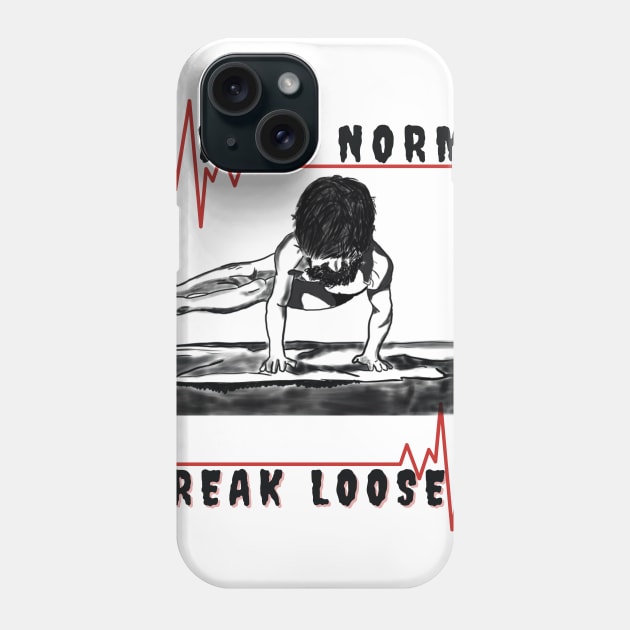 Defy Norms, Break Loose Phone Case by Kidrock96