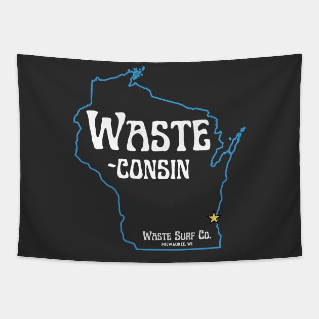 Wisconsin, Waste-consin Tapestry by Waste Surf