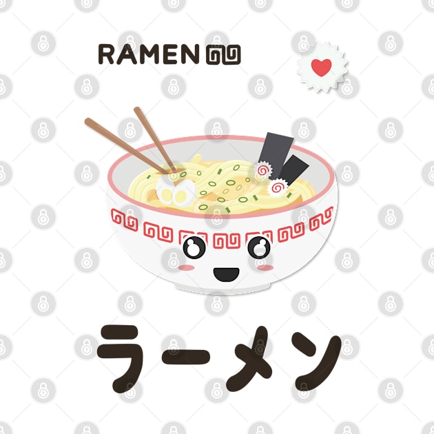 Kawaii bowl of ramen by Marzuqi che rose