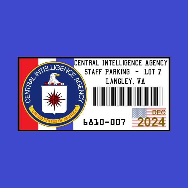 CIA Parking Permit by Starbase79