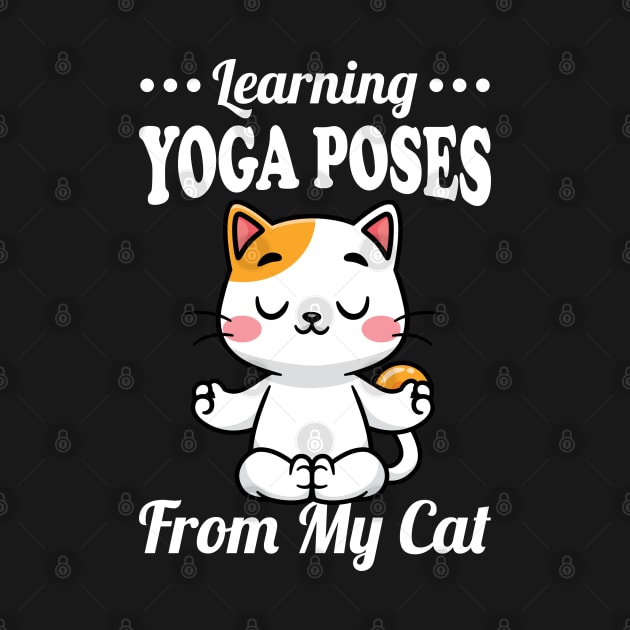 Learning Yoga Poses From My Cat by Dojaja