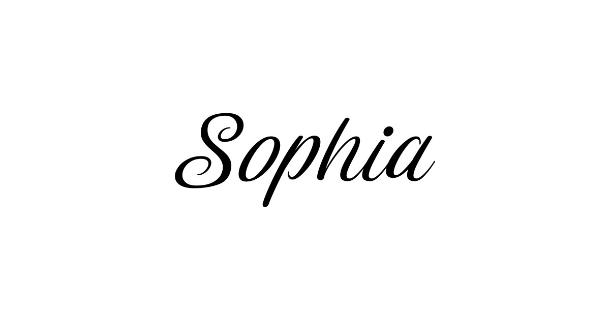 Name Sophia - Sophia - Tank Top | TeePublic DE