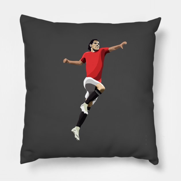 Edinson Cavani Pillow by Webbed Toe Design's