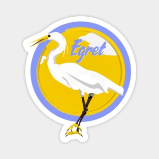 Egret Magnet