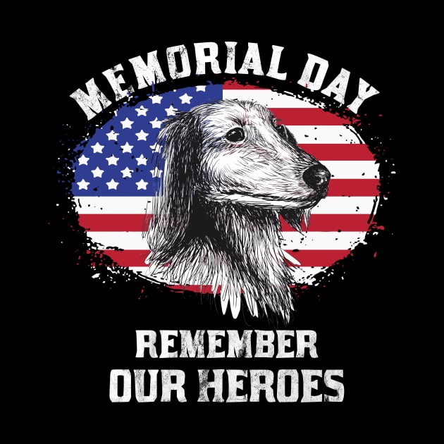 Memorial Day Remember Our Four-Legged Heroes by teweshirt