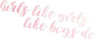 GIRLS LIKE GIRLS (PINK) Magnet