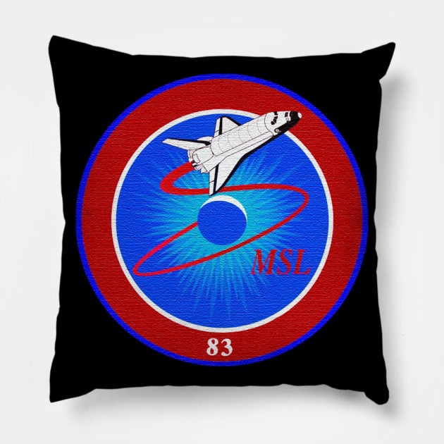 Black Panther Art - NASA Space Badge 23 Pillow by The Black Panther