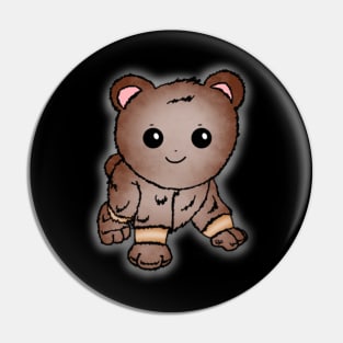 Cute Baby Brown Bear Pin