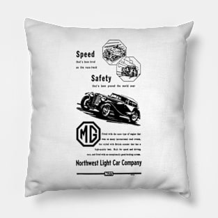 MG TF - old advert Pillow