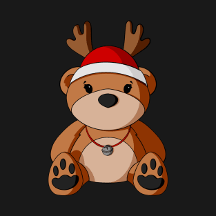 Christmas Reindeer Teddy Bear T-Shirt