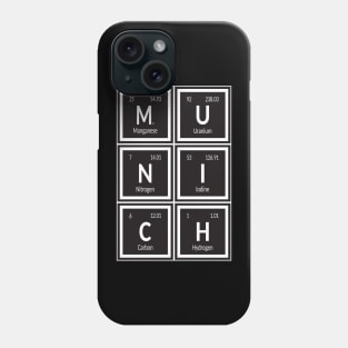 Munich City Table of Elements Phone Case