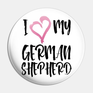 I heart my German Shephers! Especially for GSD owners! Pin