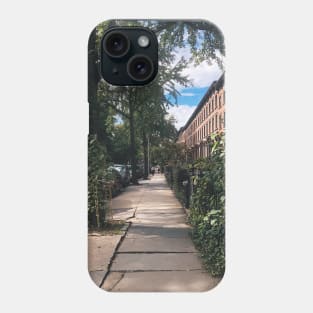 Carroll Gardens Quiet Tree-Lined Street Phone Case