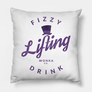 Fizzy Lifting Drink - Wonka Co. - vintage logo Pillow