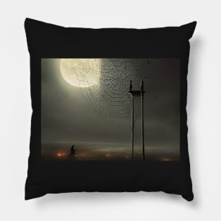 SURREAL HALLOWEEN NIGHT Pillow