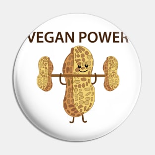 Peanut vegan power Pin