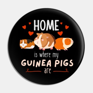 Home Is Where My Guinea Pigs AreCute Pets Pin