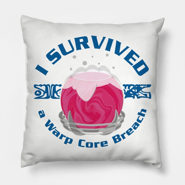 Warp Core Breach Pillow by PopCultureShirts