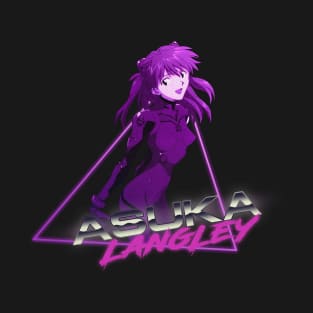 Asuka Langley Retrowave T-Shirt