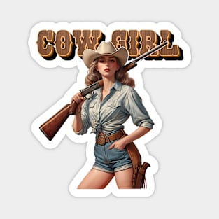 Cowgirl Magnet