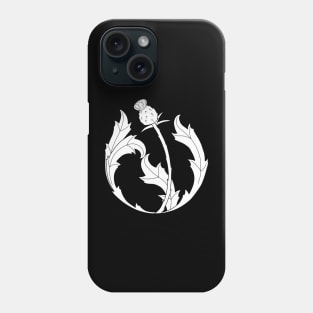 Thistle (white) Phone Case