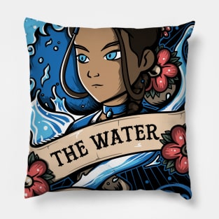 Water Tattoo Pillow