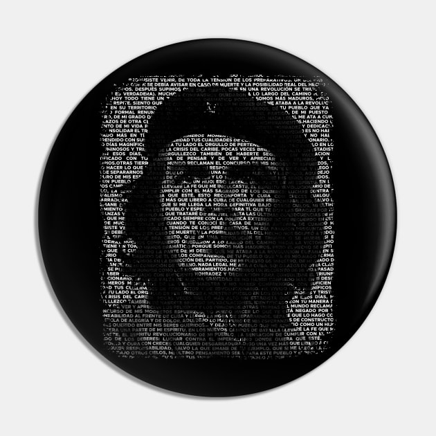 Che Guevara Rebel Cuban Guerrilla Revolution T-Shirt Pin by HiDearPrint