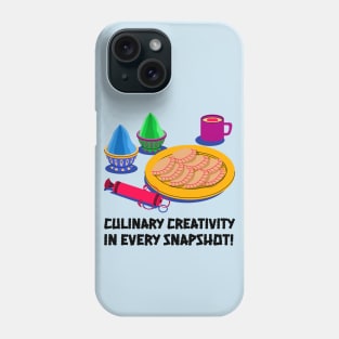 Food bloggers culinary creativity Phone Case