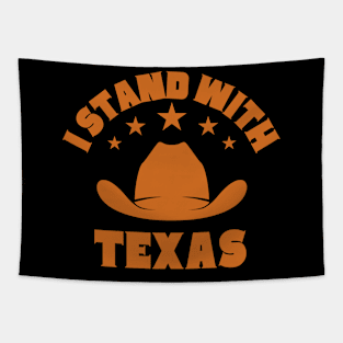 I Stand With Texas Tapestry