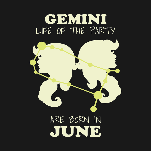 Funny Gemini Zodiac by ugisdesign