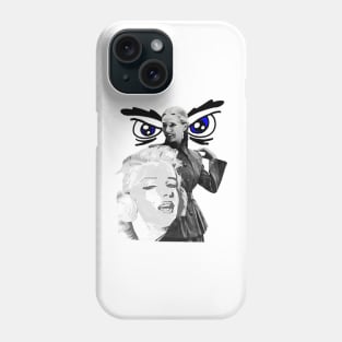 female look expressive woman Phone Case