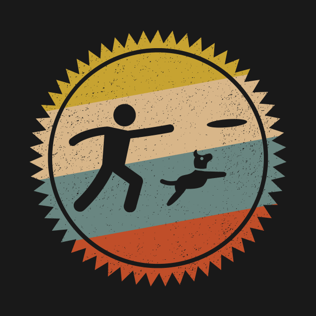 Frisbee With Dog by VintageShirtShoppe