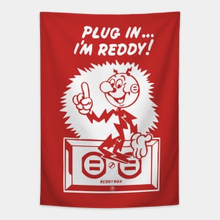 plug in reddy kilowatt white Tapestry