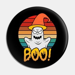 Boo! Halloween Costume Pin