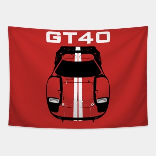 Ford GT40 - Multi color and white Tapestry