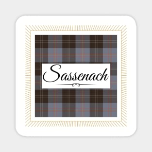 Sassenach Fraser Clan Tartan Magnet