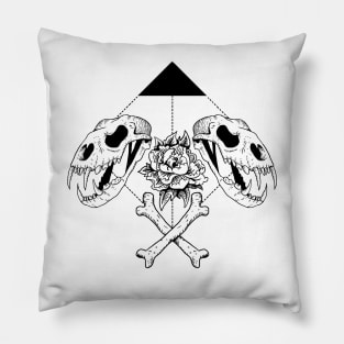 Skull Composition Pillow