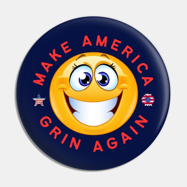 MAGA Make America Grin Again! Pin by MagpieMoonUSA