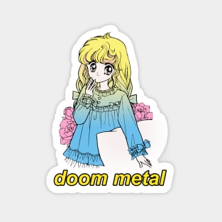 Doom Metal / Aesthetic Nihilist Meme Design Magnet